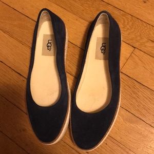 Ugg suede flats